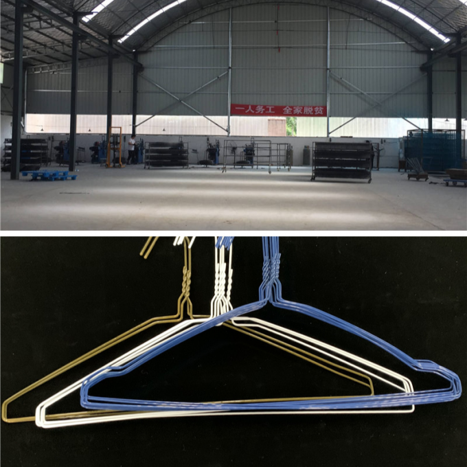 Lightweight Wire Dry Cleaning Hangers Powder Coated Surface For Laundry