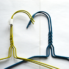 Laundry Coated SUS 16'' Clothes Wire Hangers
