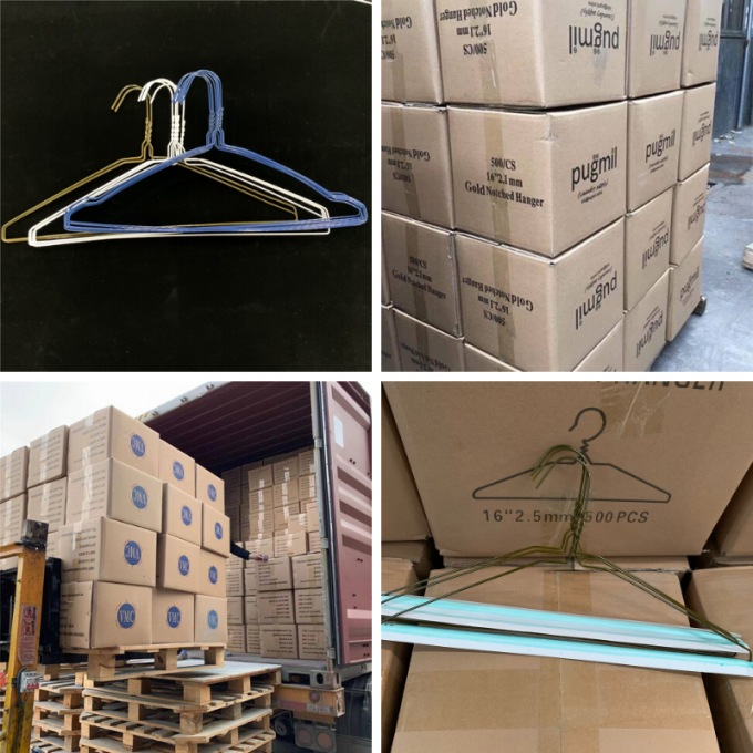 Customizable Dry Cleaners Hangers , Tearproof Metal Wire Coat Hangers