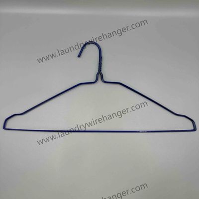 Powder Coated 18 Inch Notched Laundry Wire Hanger