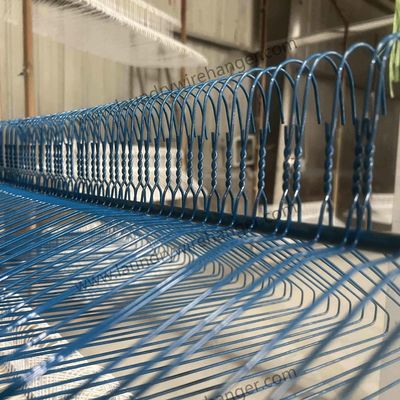 Low Carbon Steel Powder Coating Laundry Wire Hanger Rust Resistant 2 Weeks Production Time Designed for Commercial Laundry