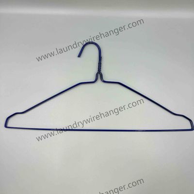 16 Inch 2.2 Mm Green Stainless Steel Coat Hangers Electrostatic Spraying