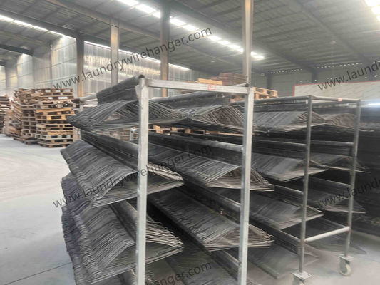 Gold Clothes Wire Hanger For Dry Cleaning Store / Hotels Eco Friendly