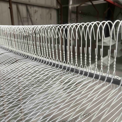 16inch Notched Shape Wire Suit Hanger For Dry Cleaning Shop