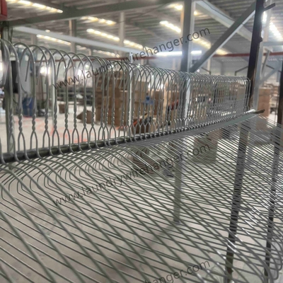 Versatile and Durable Coated White Wire Hangers 14.5gauge Diameter for Hanging Needs