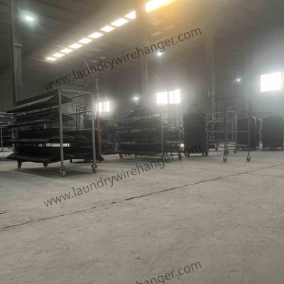 Blue Color 16 Inch Dry Cleaner Hanger For Dry Cleaning Shops Modern Type