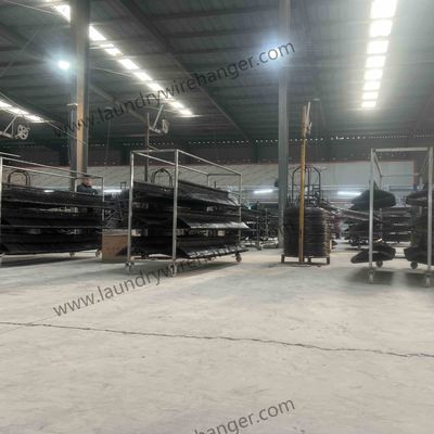 Curved Dry Cleaner Hanger Customized Box Design 500pcs Per Carton Clothes Hangers Engineered for Dry Cleaning Businesses