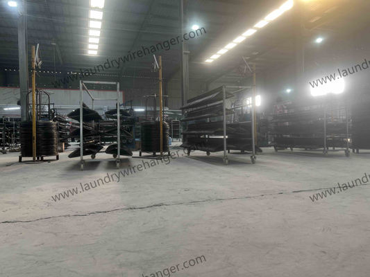 20.5cm Height Steel Coat Hangers Galvanized Wire Strong Construction Ideal for Garment Hanging Solutions