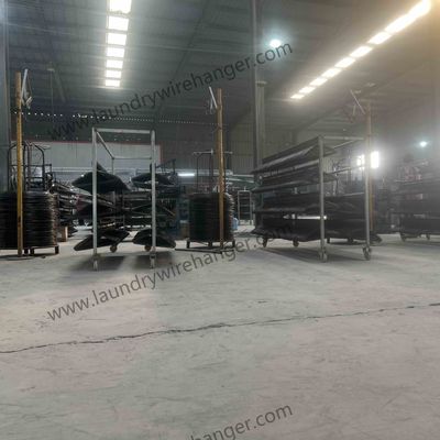 1.9mm/14.5gauge Coated White Wire Hangers Durable and Versatile Storage Solution