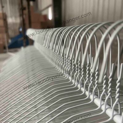 20.5cm Height Steel Coat Hangers Galvanized Wire Strong Construction Ideal for Garment Hanging Solutions