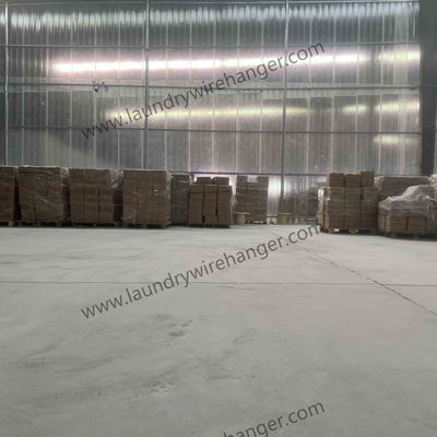 Galvanized Wire Hangers 20.5cm Height Space Saving Durable Heavy Duty Metal Clothes Hangers Suitable for Industrial