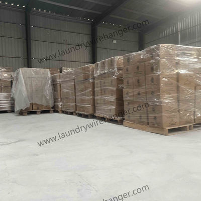 Notched Painting Wire Shirt Hangers Powder Coating / Electrostatic Spraying