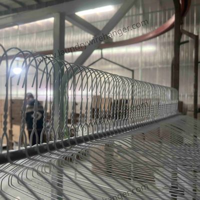 16inch 40cm Coated White Wire Hangers 500pcs Per Carton Ideal for Clothing Retailers and Laundry Services Bulk Packaging