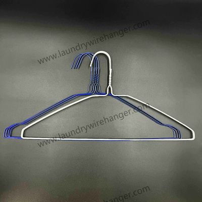 16inch 40cm Coated White Wire Hangers 500pcs Per Carton Ideal for Clothing Retailers and Laundry Services Bulk Packaging