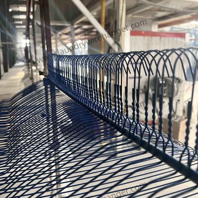 White Powder Coated Laundry 16" Coated Wire Hangers