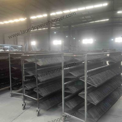 Low Carbon Steel Powder Coating Laundry Wire Hanger Rust Resistant 2 Weeks Production Time Designed for Commercial Laundry