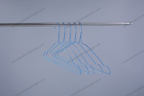 16inch/40cm Hanger Size Coated White Wire Hangers Lightweight and Versatile for Durable Closet Organization