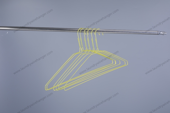Laundry Room Organization Made Simple with Standard Size Galvanized Wire Hangers
