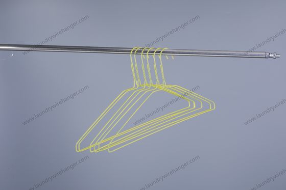 White Coated White Wire Hangers 1.9mm 14.5 Gauge Wire Hangers Perfect for Retail Garment Displays Dry Cleaning and Storage