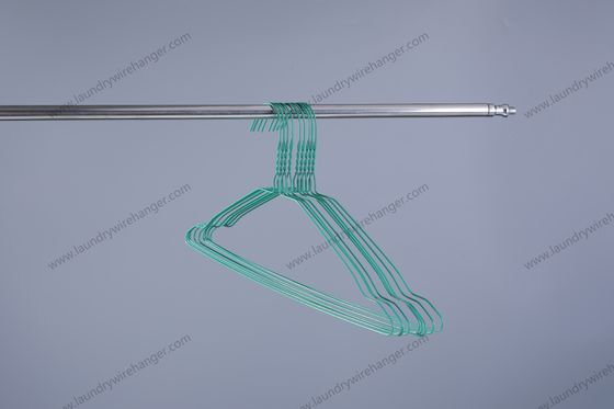 16 Inches Wire Shirt Hangers Low Carbon Steel Powder Coating with Non-Slip Design