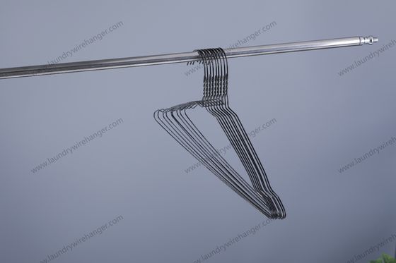 Laundry Galvanized Wire Hangers Sturdy Durable Solution Ideal For Commercial Laundry Applications