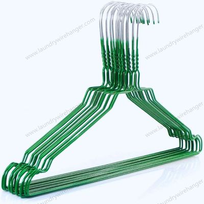 40cm Hanger Height Steel Wire Hangers Standard Durable Strong Wire Clothes Hangers for Garment Display and Retail