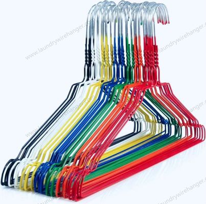 1.9mm/14.5gauge Coated White Wire Hangers Durable and Versatile Storage Solution
