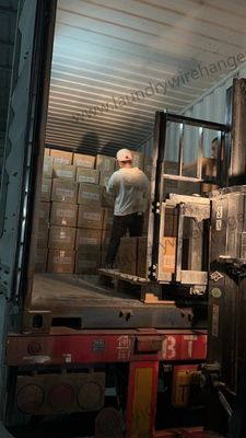 Laundry Industry Steel Coat Hangers , Commercial 20.5cm Strong Metal Hangers