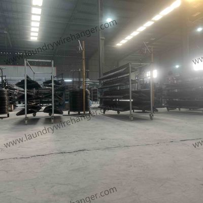 Laundry Shop Wire Suit Hanger 16inch Durable Metal Clothes Hanger Ideal for Professional Suit Storage Loading Port Qingdao