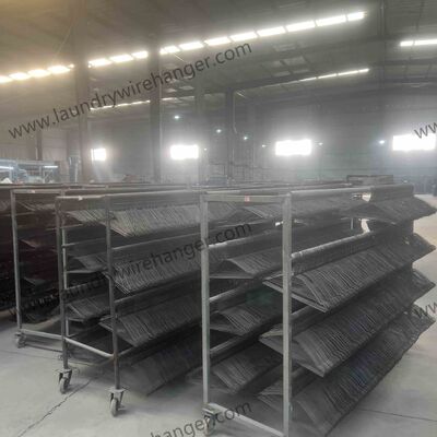 40cm Hanger Height Wire Laundry Hanger Robust 2.2 Mm Wire Diameter Designed for Professional Clothes Drying Solutions