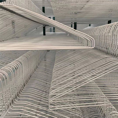 Container Loading 2500 Boxes Wire Suit Hanger Organizing Clothes White Blue Yellow Or Customized Space Saving Closet Organizer