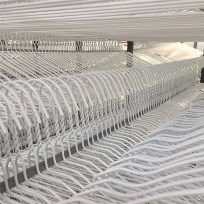 16inch 2.2mm Blue Powder Coated Wire Suit Hanger  For Dry Cleaner Supply