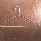 Dry Cleaning Shops Metal Wire Coat Hangers , Bright Color Silver Wire Hangers