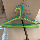 16 Inch 2.2 Mm Green Stainless Steel Coat Hangers Electrostatic Spraying