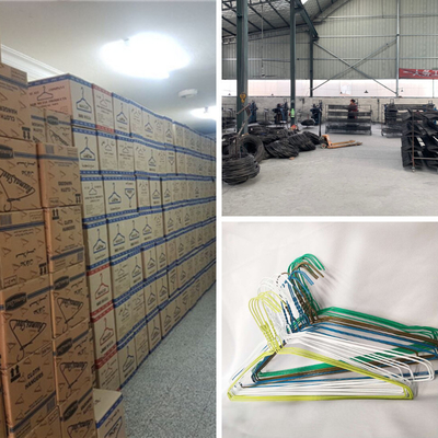 White Color 1.9mm Low Price Steel Cloth Wire Hanger Wholesale In Qatar