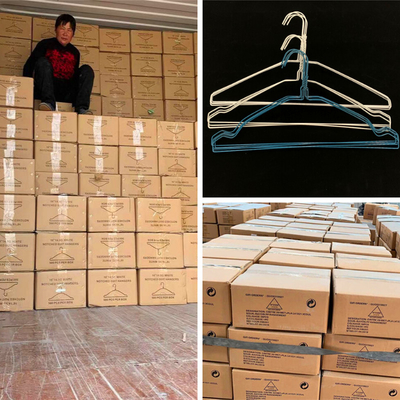 White Color 1.9mm Low Price Steel Cloth Wire Hanger Wholesale In Qatar