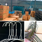 Steel Thin Wire Hangers , Electrostatic Spraying Wet Clothes Drying Hanger