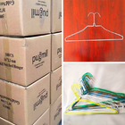 Disposable 14.5 Gauge Wire Suit Hanger For Laundry Store Heavier Clothing 