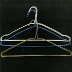 Blue Color 2.0mm Dry Cleaner Metal Wire Suit Hanger For Laundry Supply