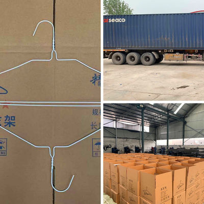 40cm Laundry Wire Hanger Rust Resistant Metal Clothes Hanger Suitable for Dry Cleaners and Laundry Businesses