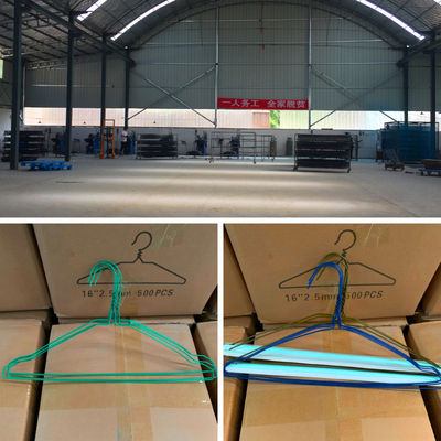 500 Boxes A Day Coated Steel Wire Hangers Durable Non Slip Clothes Hangers Ideal for Fashion Retail and Laundry Services