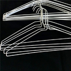 Steel 1.9mm Heavy Duty Metal Coat Hangers Powder Coated For Laundry Store