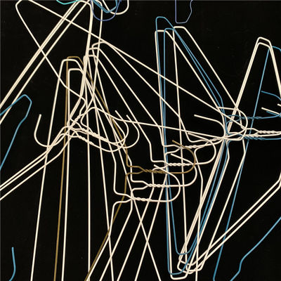 40cm Laundry Wire Hanger Rust Resistant Metal Clothes Hanger Suitable for Dry Cleaners and Laundry Businesses