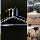Customized Color Dry Cleaner Hanger Tear Resistance For Laundry Factories