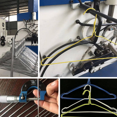 Smooth Surface Wire Shirt Hangers in White Blue Yellow or Customized