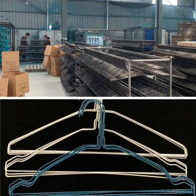 Rust Resistant Steel Wire Hangers Pack 15 Strong Steel Wire Hangers Ideal for Clothing Retail and Warehouse Organization