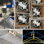 Laundry Factory Galvanized Wire Hangers For Knit / Polo Shirts 500pcs Per Box