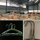 Shirt / Suit Green Steel Wire Hangers 20.5cm Height Carbon Steel Material