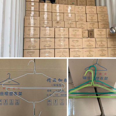 500pcs Per Carton Multi-Purpose White Metal Hangers for Organized and Tidy Closets