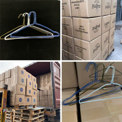500pcs Per Carton Multi-Purpose White Metal Hangers for Organized and Tidy Closets